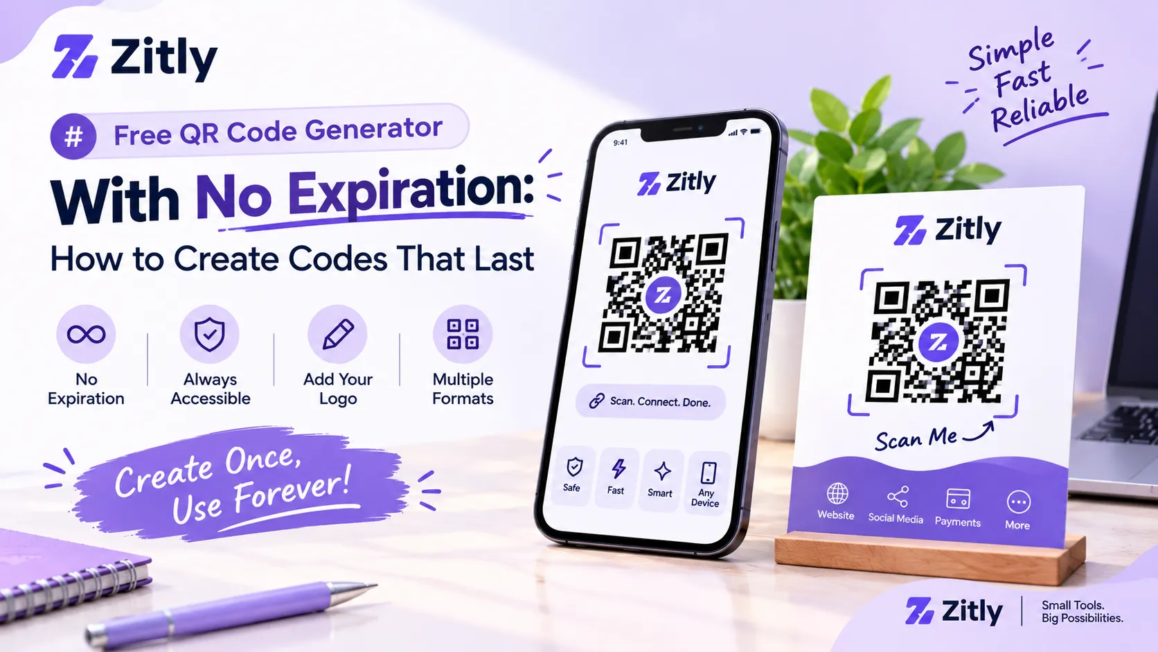 Free QR Code Generator With No Expiration: How to Create Codes That Last