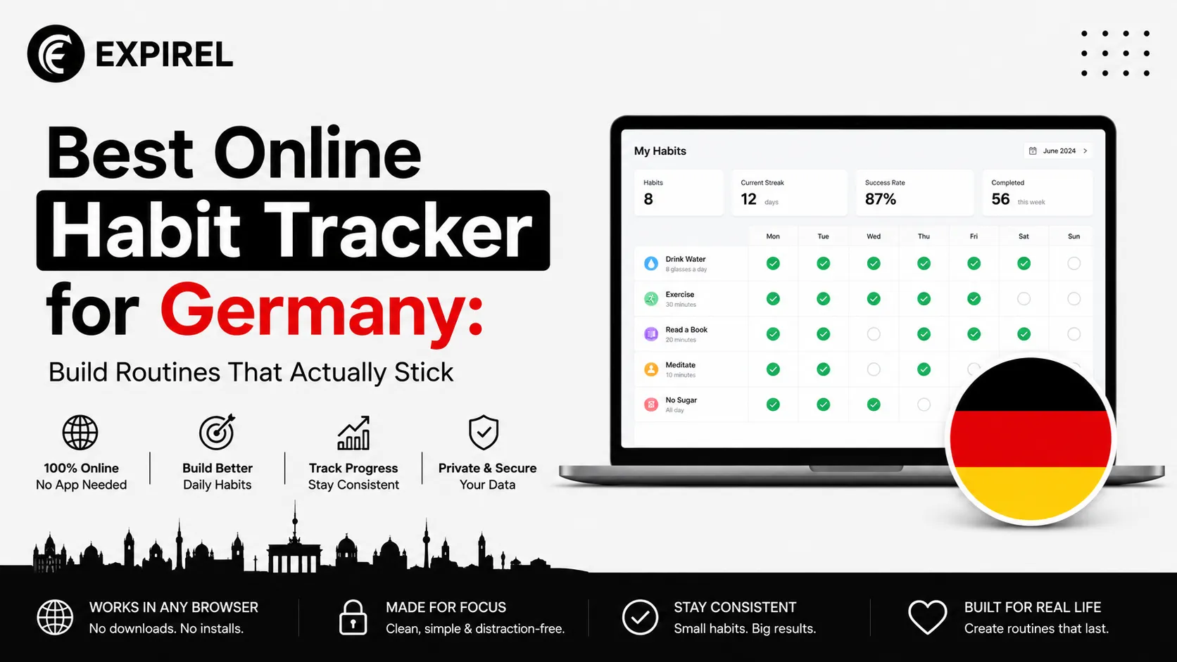 Best Online Habit Tracker for Germany: Build Routines That Actually Stick