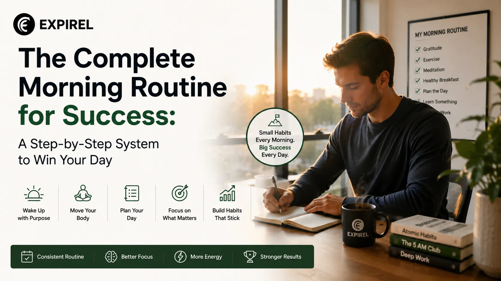 The Complete Morning Routine for Success: A Step-by-Step System to Win Your Day