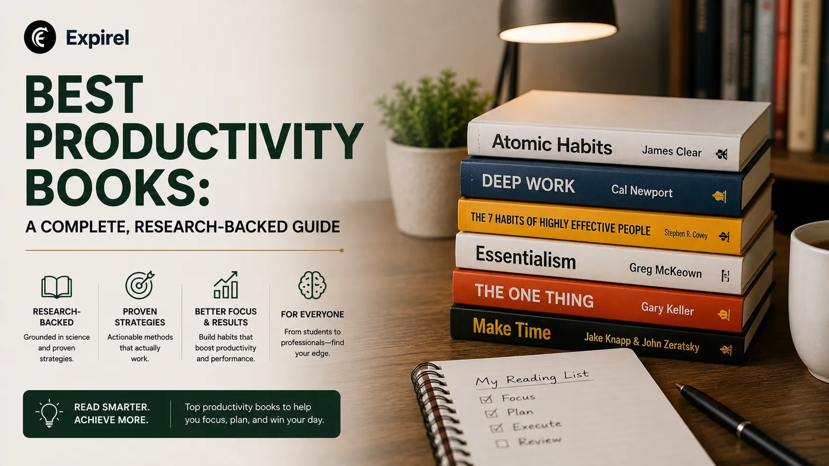Best Productivity Books: A Complete, Research-Backed Guide