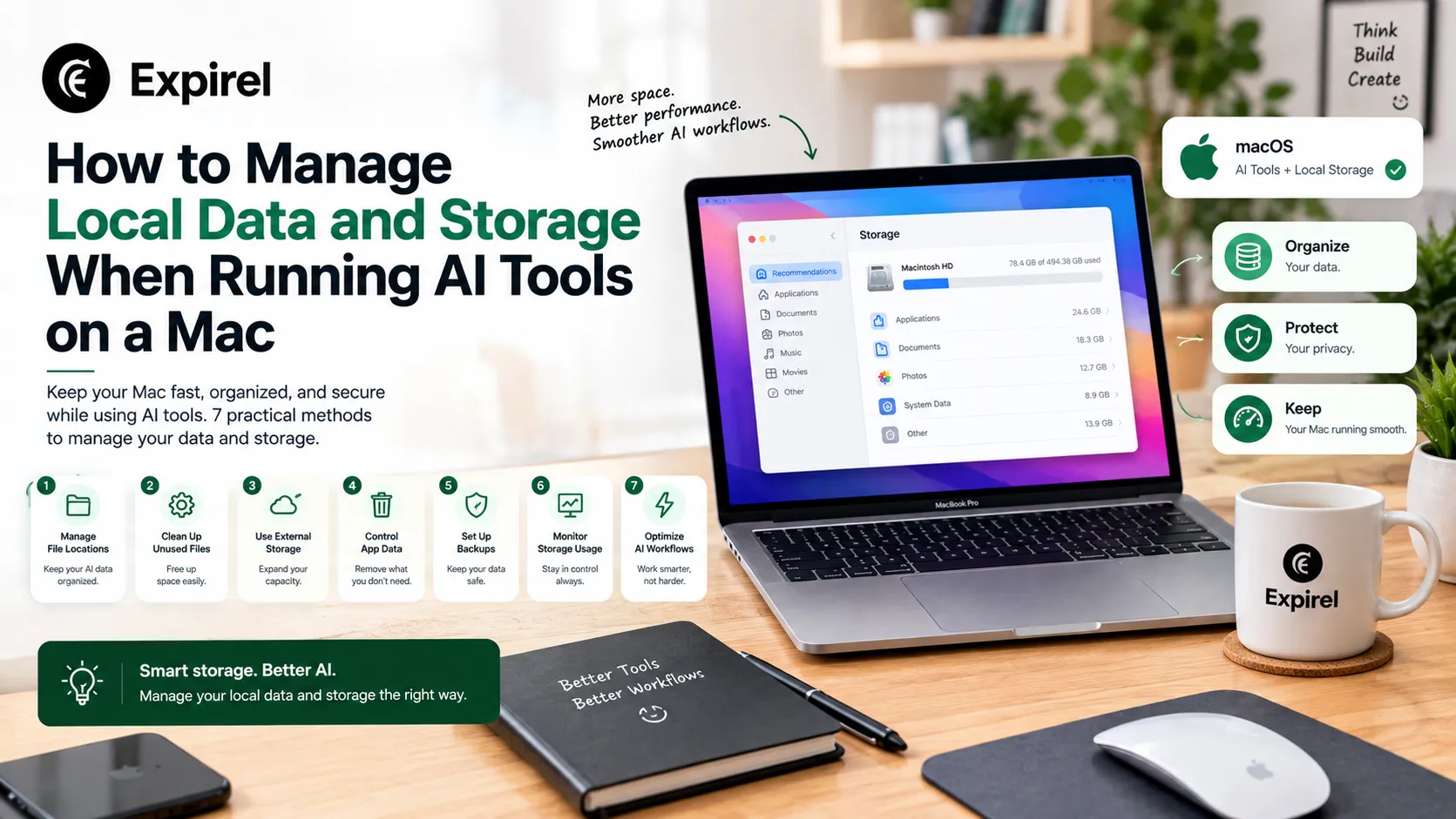 How to Manage Local Data and Storage When Running AI Tools on a Mac