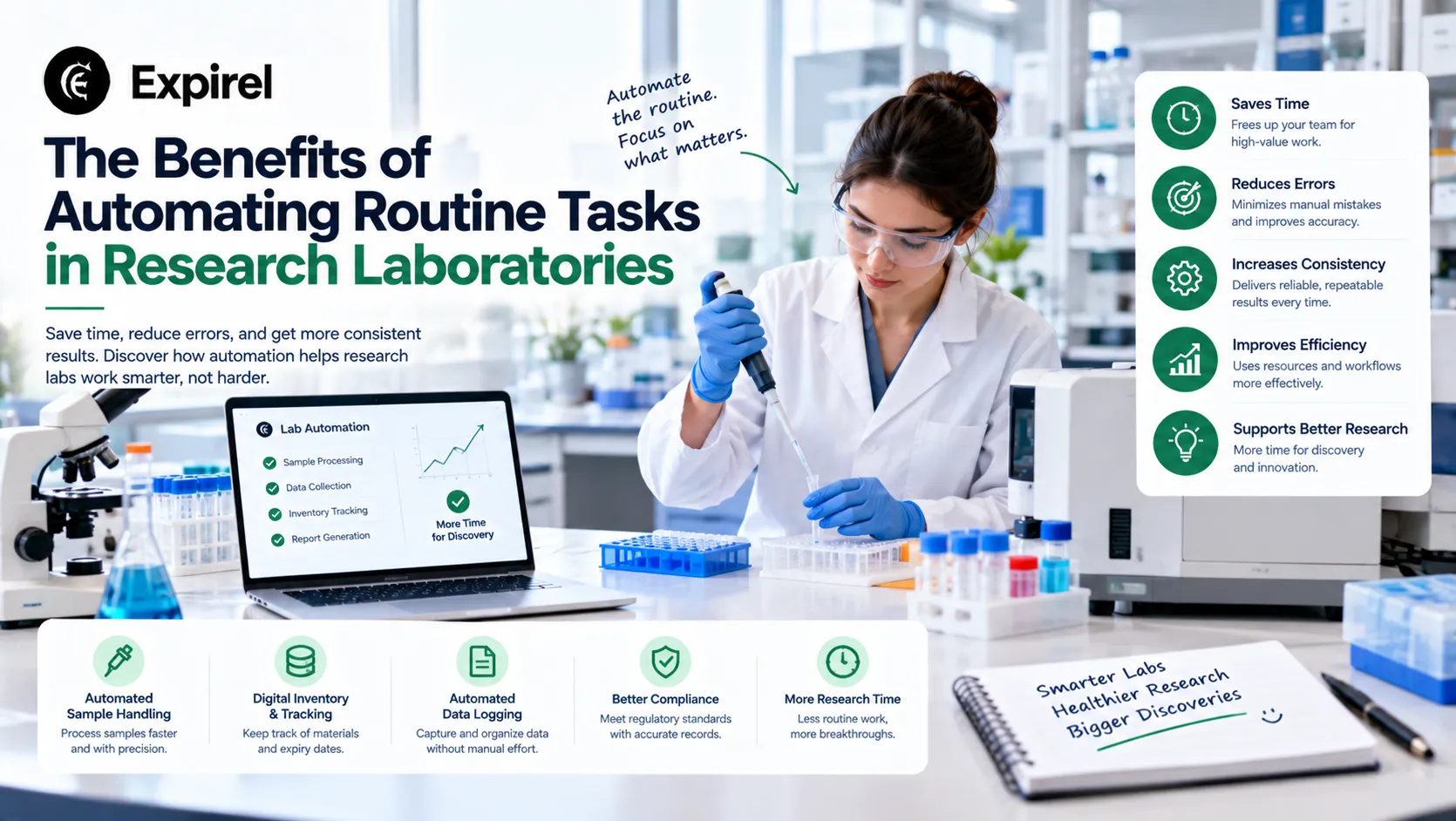 The Benefits of Automating Routine Tasks in Research Laboratories