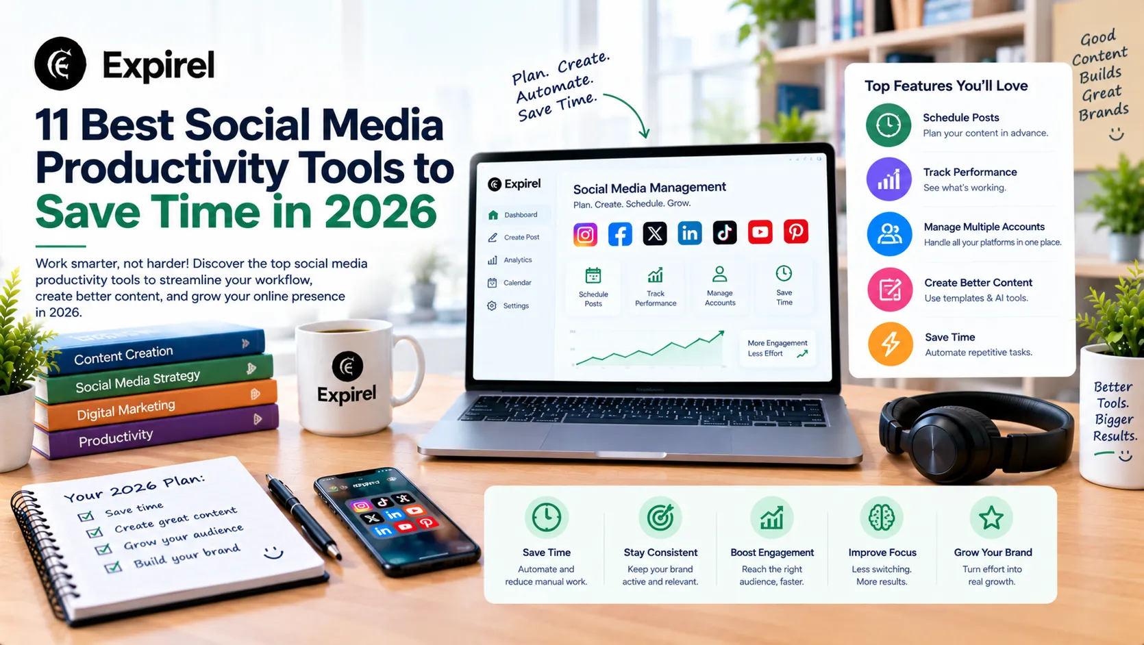 11 Best Social Media Productivity Tools to Save Time in 2026