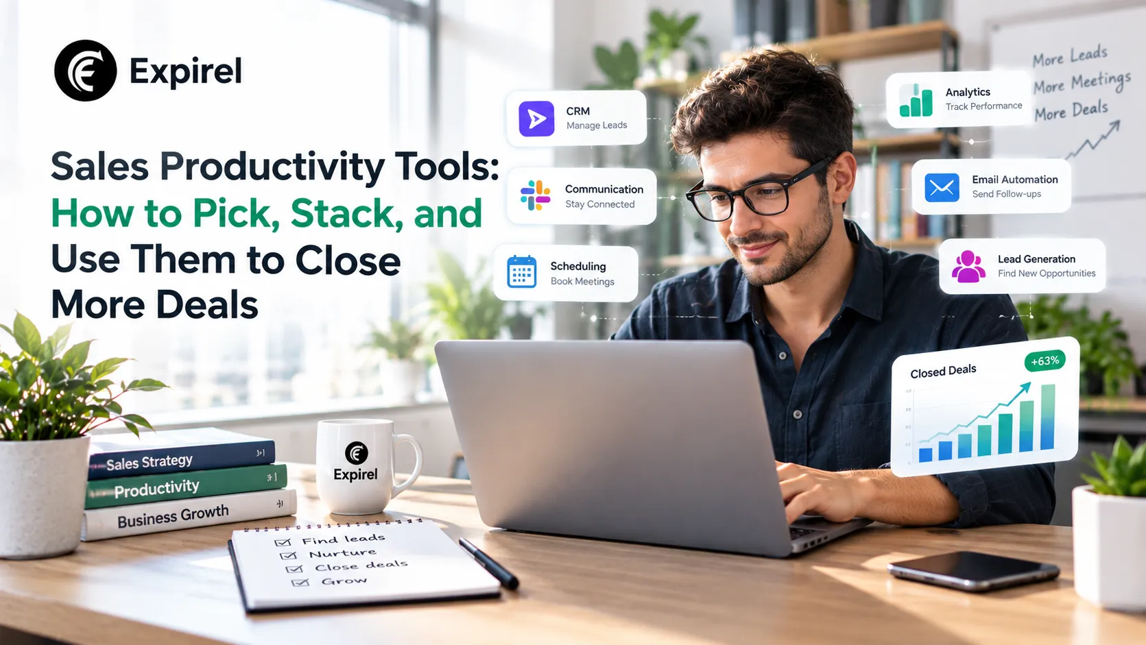 Sales Productivity Tools: How to Pick, Stack, and Use Them to Close More Deals